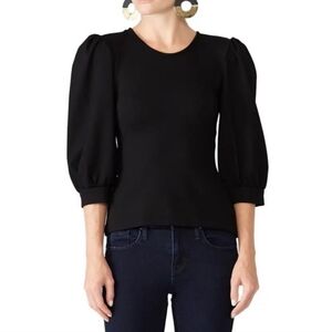 Amanda Uprichard Jilly Navy Blue Top